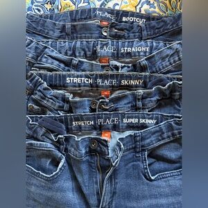 The Children’s Place Assorted Denim Jeans 4 pair bundle
